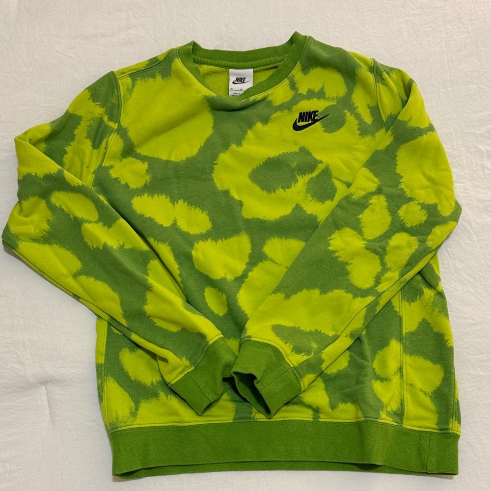 Nike Boy’s Green Tie-Dye Sweater